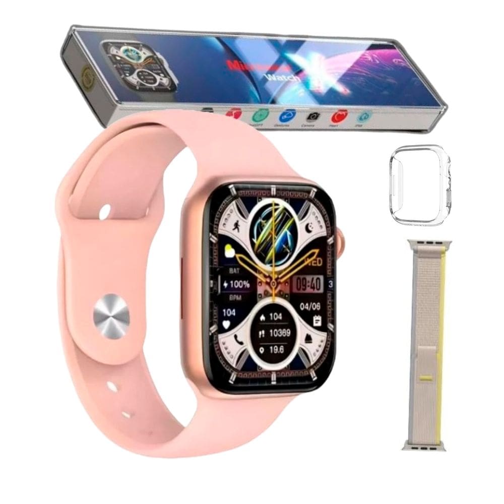 Smartwatch Watch X Amoled Serie 10 Chat GPT 45MM 2 Pulseiras