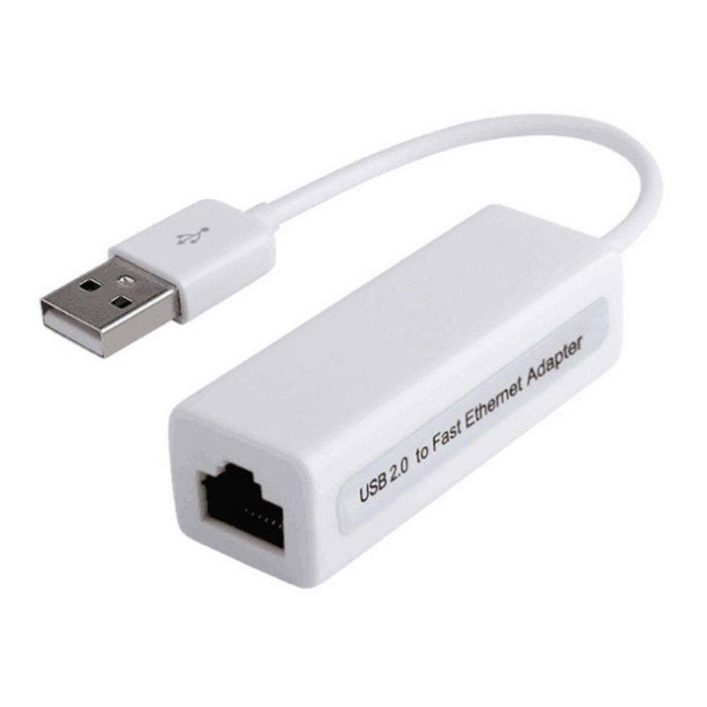 Adaptador Placa De Rede Usb 2.0 Rj45 10/100Mbps Ethernet