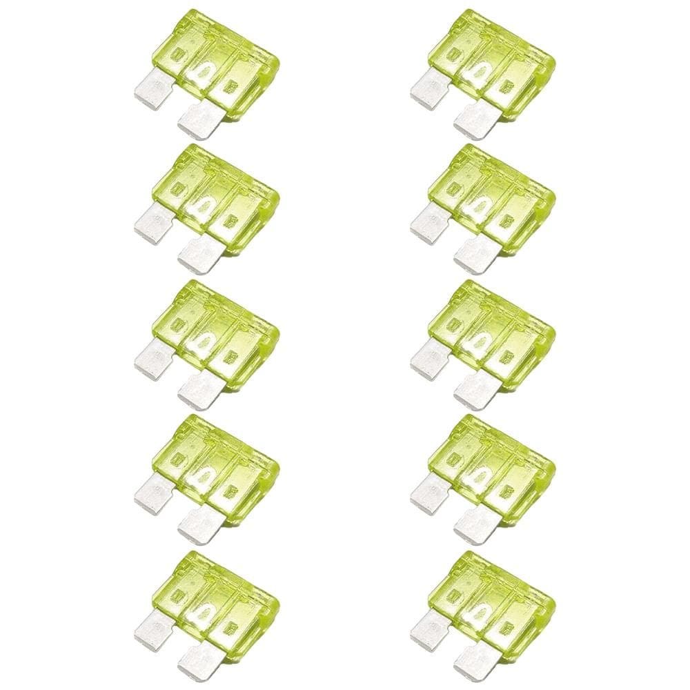 10 Fusíveis Lâmina 20A Universal Amarelo Magnetron 90250241
