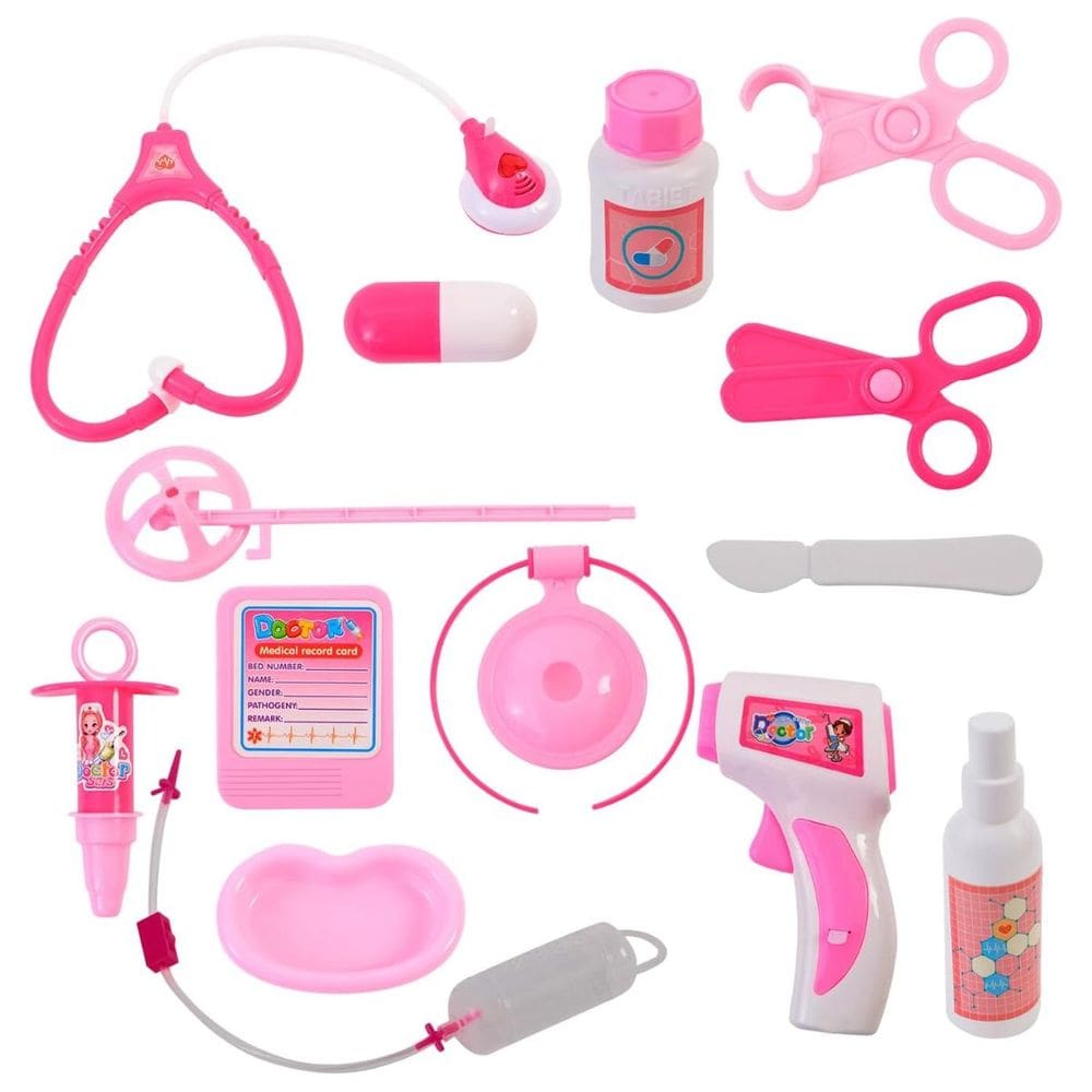 Malinha Conjunto Mini Doutora +3 Anos Brinquedo Profissões Luzes e Sons Realistas Bbr Toys