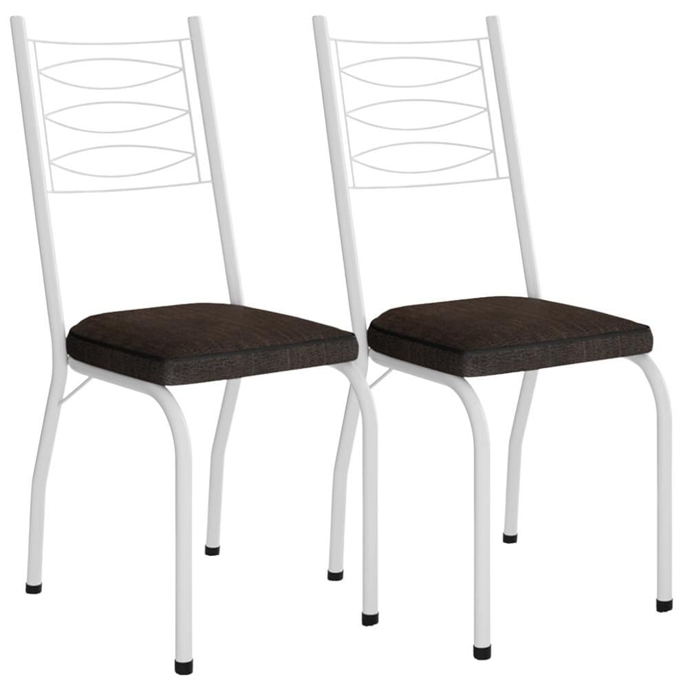 Kit 2 Cadeiras Tubular Europa 262 Bc