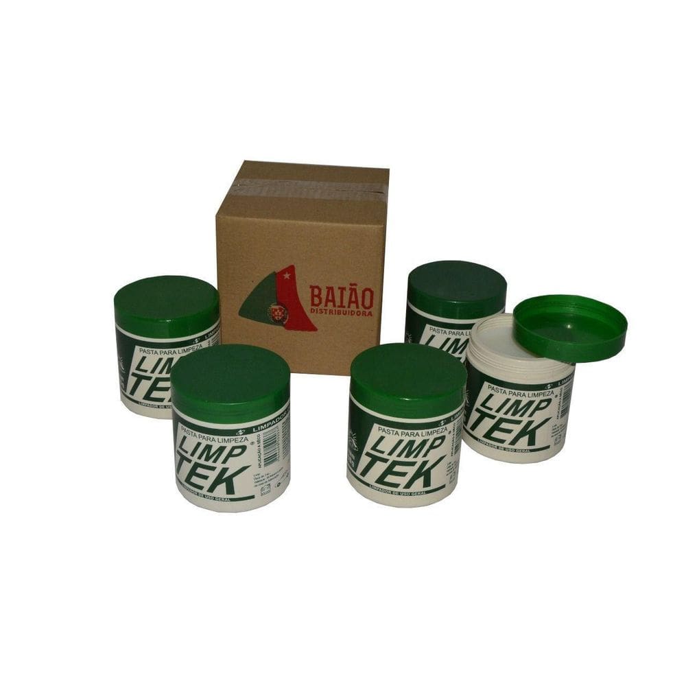 5 Pasta De Limpeza Lavagem A Seco Limptek Limp Tek C/500Gr
