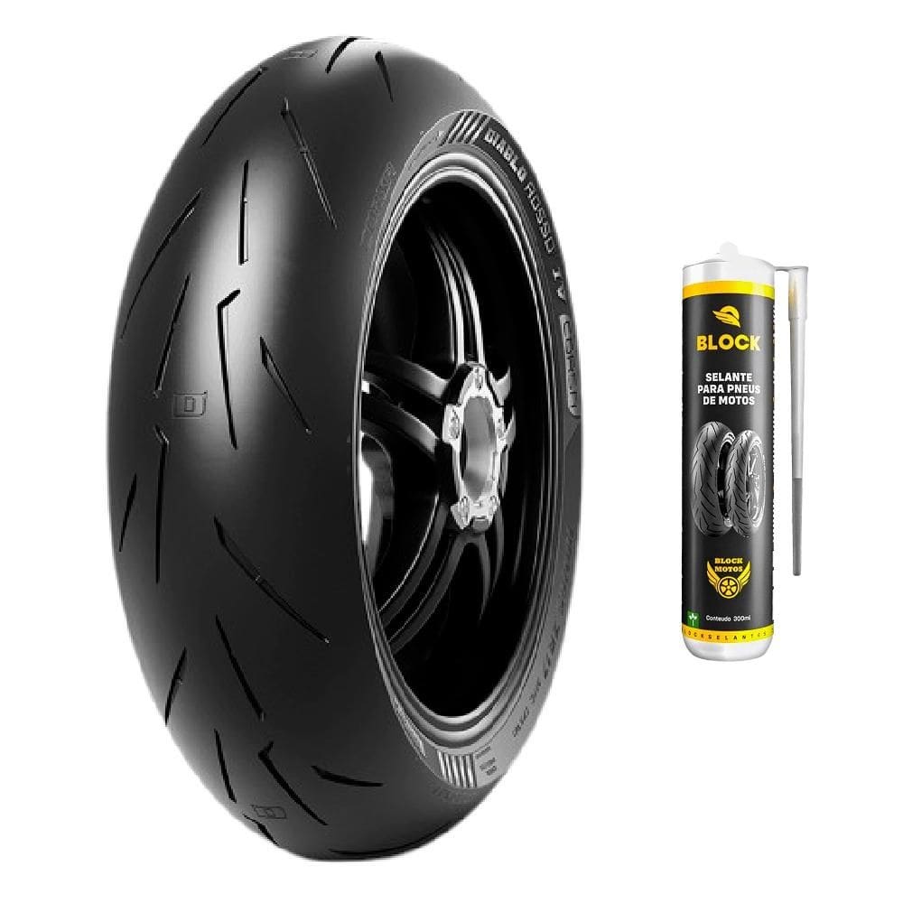 Pneu Ninja 1000 Gsx-R 1300 Hayabusa 190/50R17 Diablo Rosso Corsa 4 Pirelli + Selante