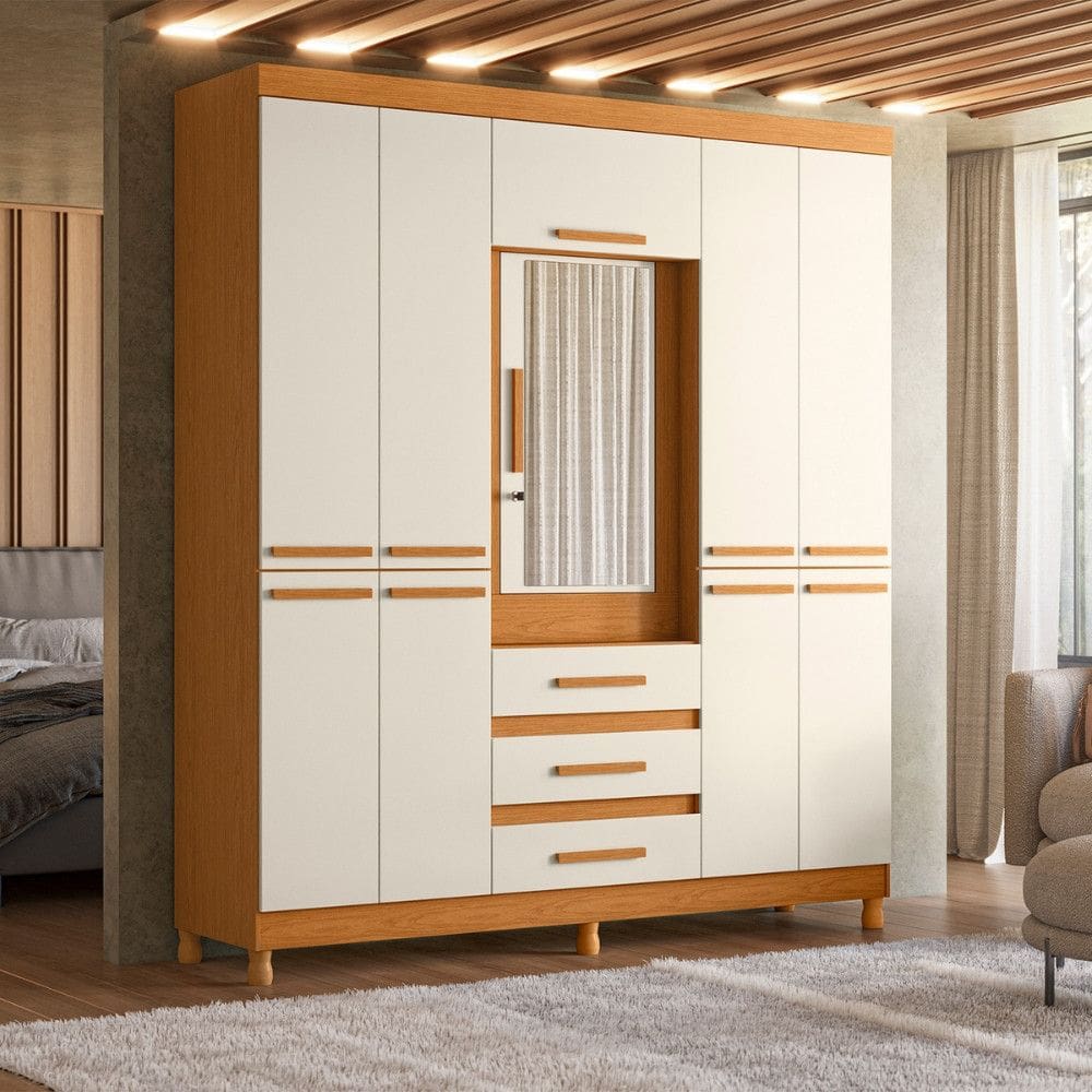 Guarda Roupa Casal 10 Portas Fusion Albatroz