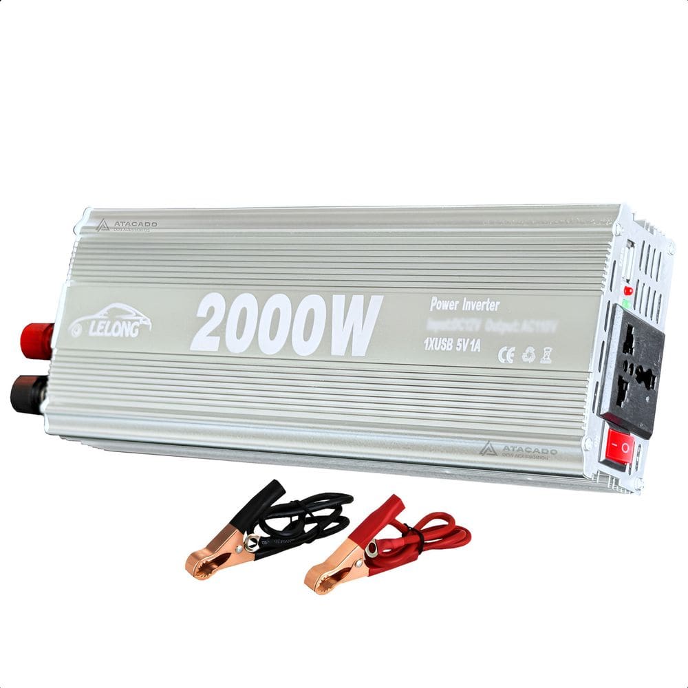 Inversor 12v P 110v ou 220v 2000w Conversor Tensão Veicular