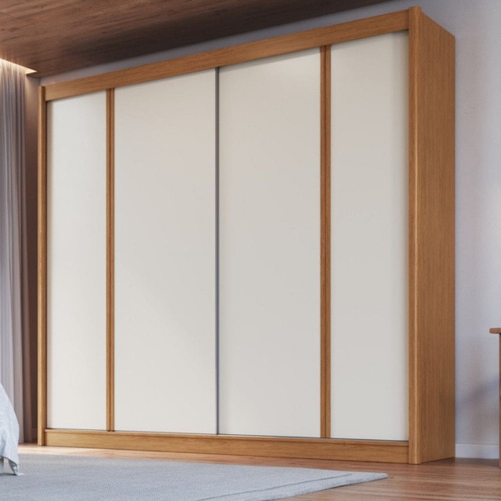 Guarda Roupa Casal 2 Portas de Correr em MDF California Faimec