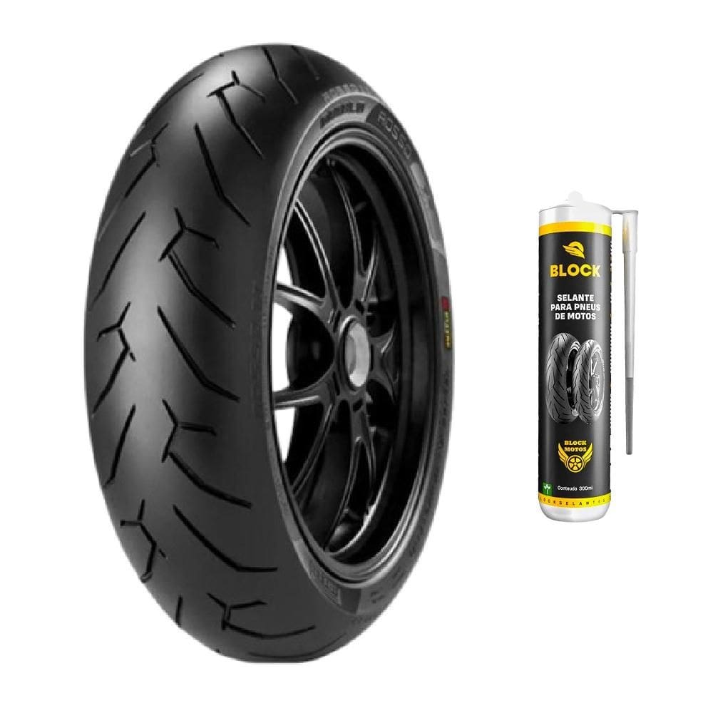Pneu Cb 650 F 180/55r17 Zr 73w Tl Diablo Rosso 2 Pirelli + Selante