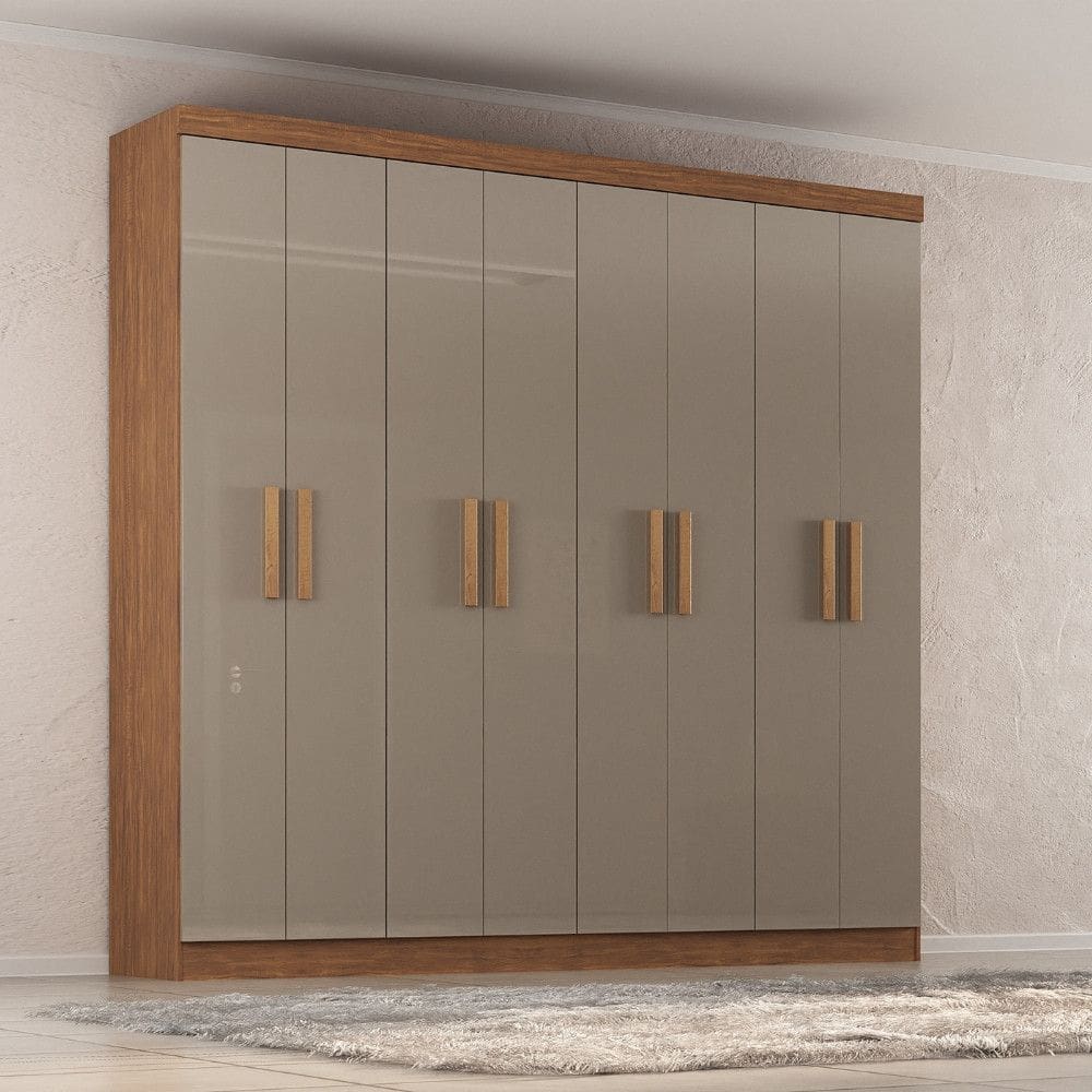 Guarda Roupa Casal 8 Portas Petropolis Atualle