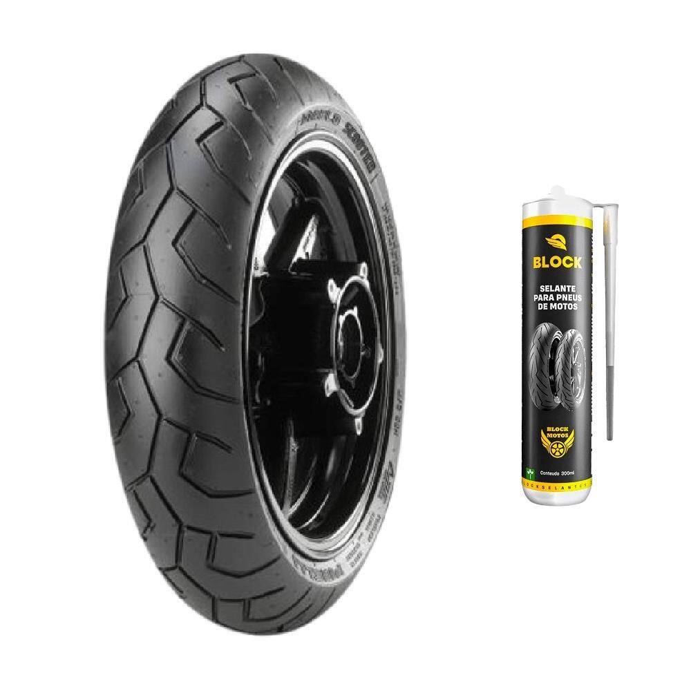 Pneu Fluo 125 100/90-12 59l Tubeless Diablo Scooter Pirelli + Selante