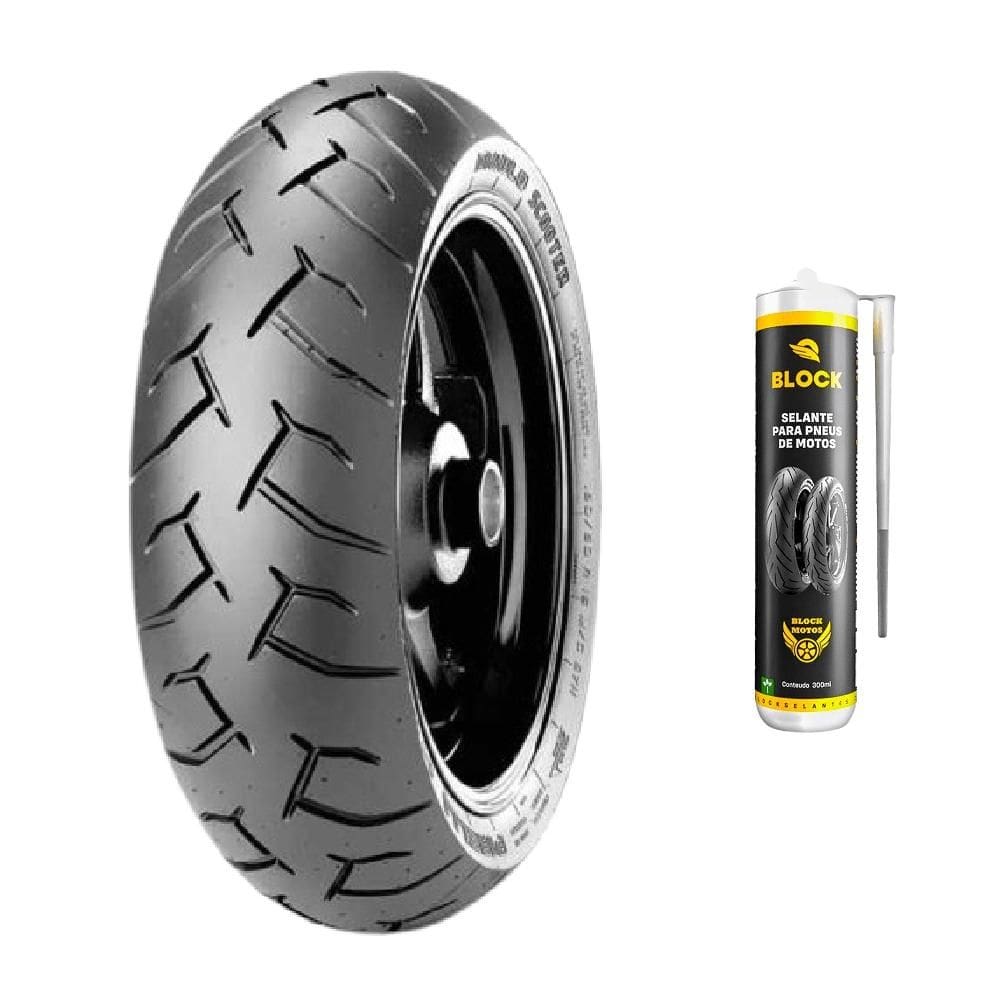 Pneu Honda Pcx 150 100/90-14 57p Tubeless Diablo Scooter Pirelli + Selante