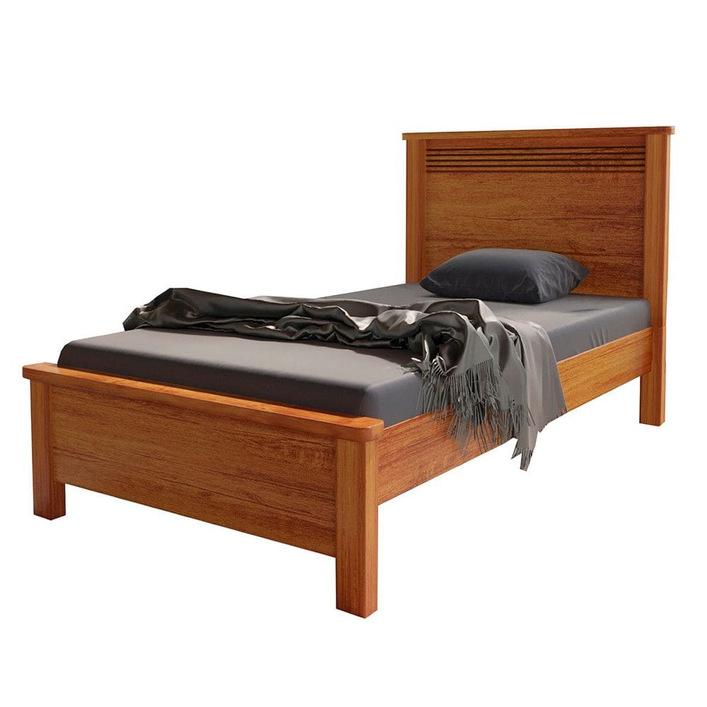 Cama de Solteiro New Plus em MDF Bom Pastor