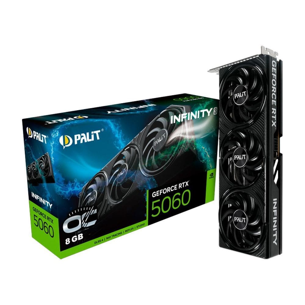 Placa Video Palit Geforce Rtx 5060 8Gb Oc 128Bits Gddr7