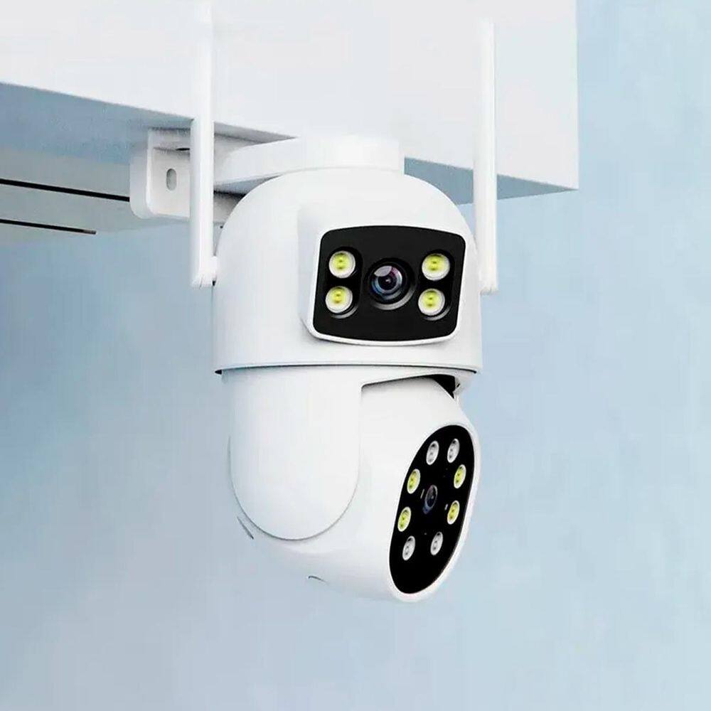 Câmera Branca Wifi Detecção Inteligente