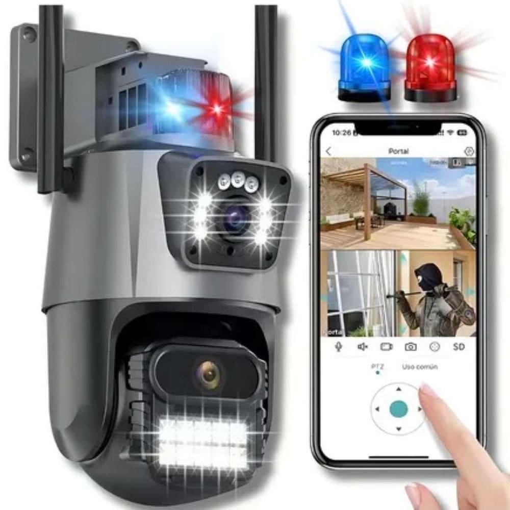 Câmera De Segurança 4K P11 Com Detecção De Movimento