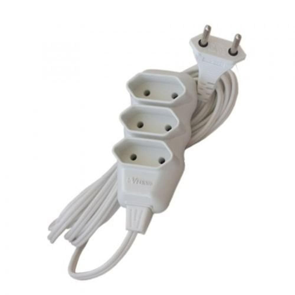 Extensao Megatron 2X0,75X3,0M Branco