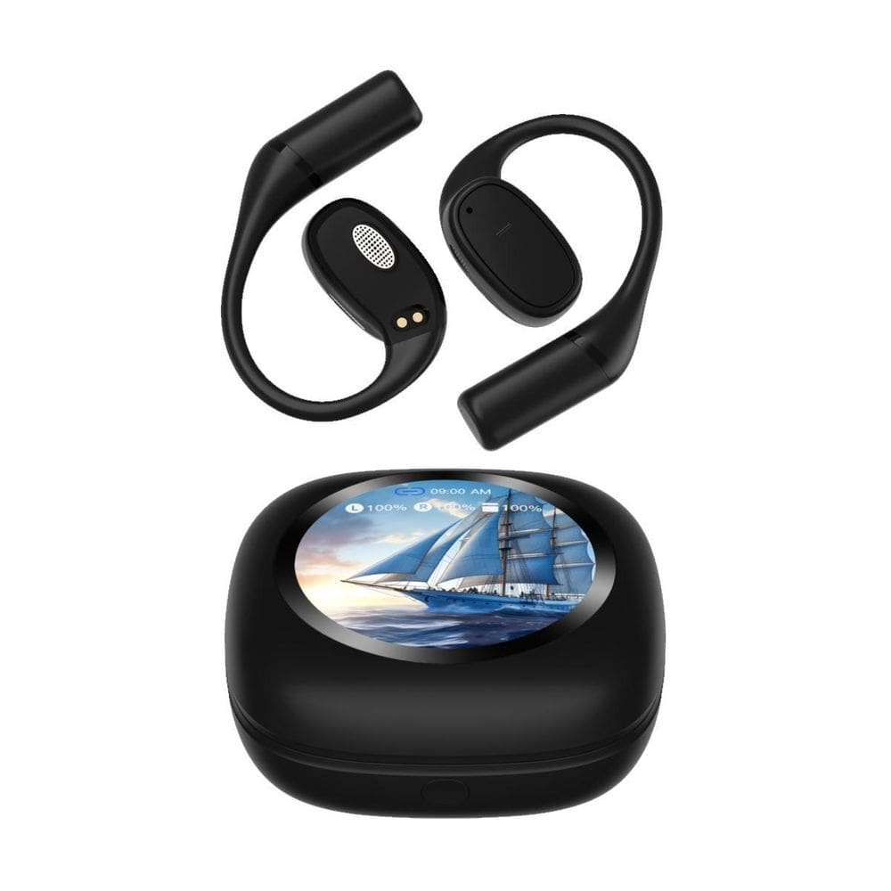 Fone De Ouvido Aura Buds Estojo Com Tela Touch Screeen