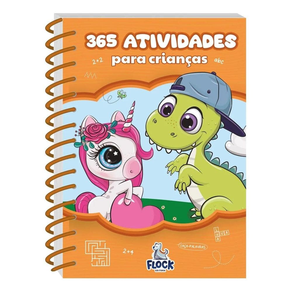 Livro 365 Atividades Para Crianças - Flock Editora