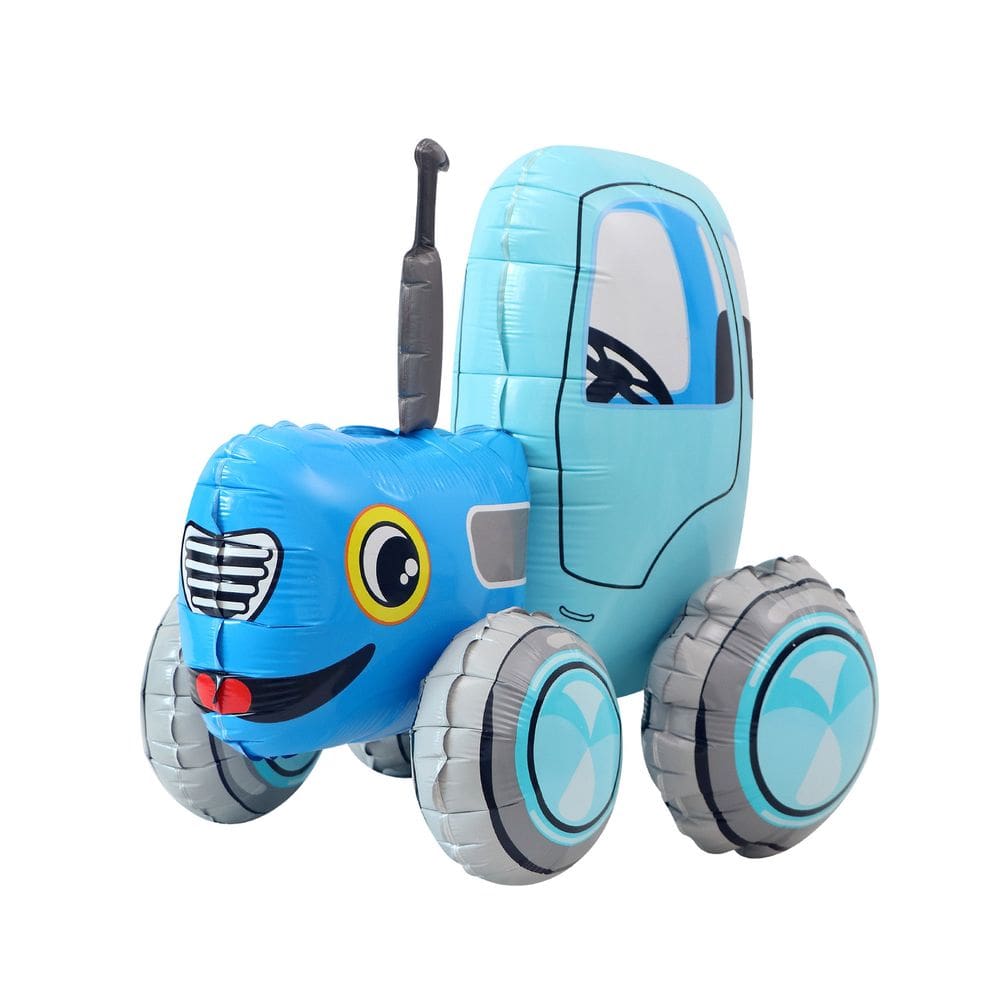 Trator Foil Balloon 4D 81x56cm para decoração de festas infantis