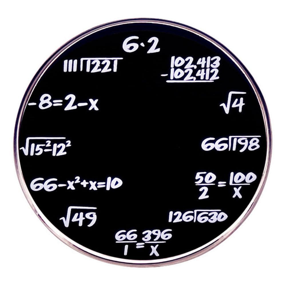 Broche Pin Creative Math Formula Black Alloy Lapel Pin