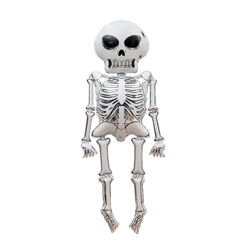 Balão Metalizado Halloween Skeleton 3D Standing 158x86cm