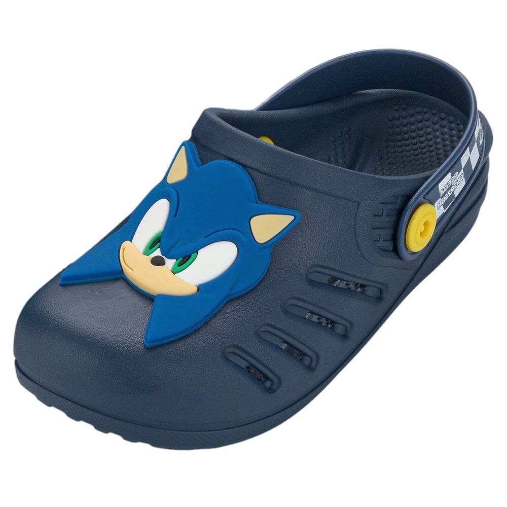 Babuche Infantil Menino Ajustável Confortável Sonic Ready