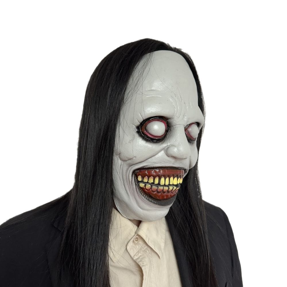 Máscara Creepy Smiling Demon Realistic Resin Full Head