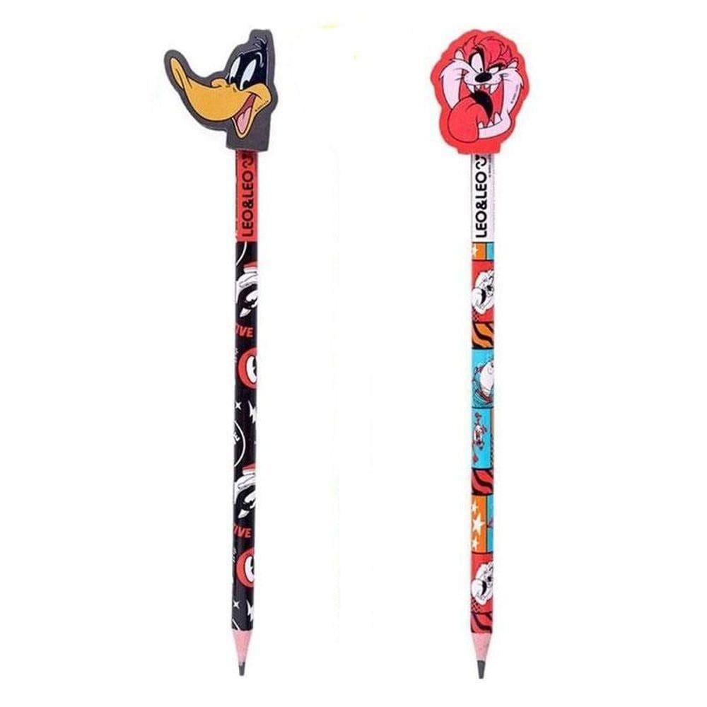 Lápis De Escrever Looney Tunes 2 Unidades - Leo&leo