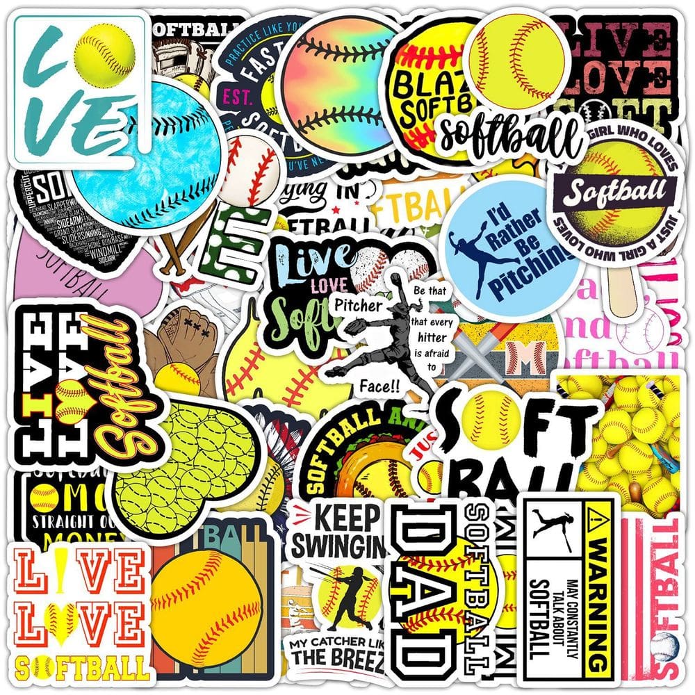 Conjunto de adesivos com tema de tênis à prova d`água, 50 unidades para fãs de tênis