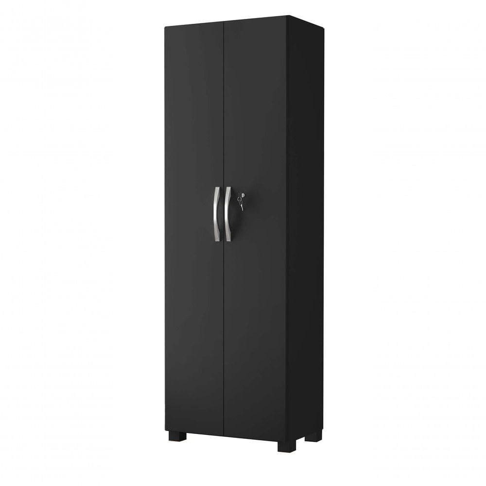 Armário Multiuso Platte Preto - Moveisaqui