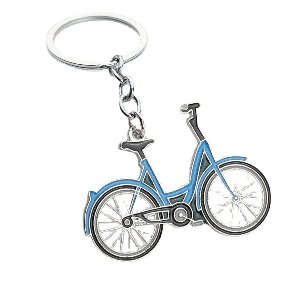 Chaveiro Bicycle Modern Blue Alloy Bike Chaveiro