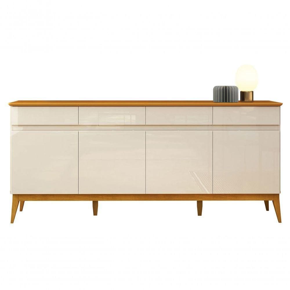 Buffet Aparador Magnum Off White Com Cedro - Edn Móveis