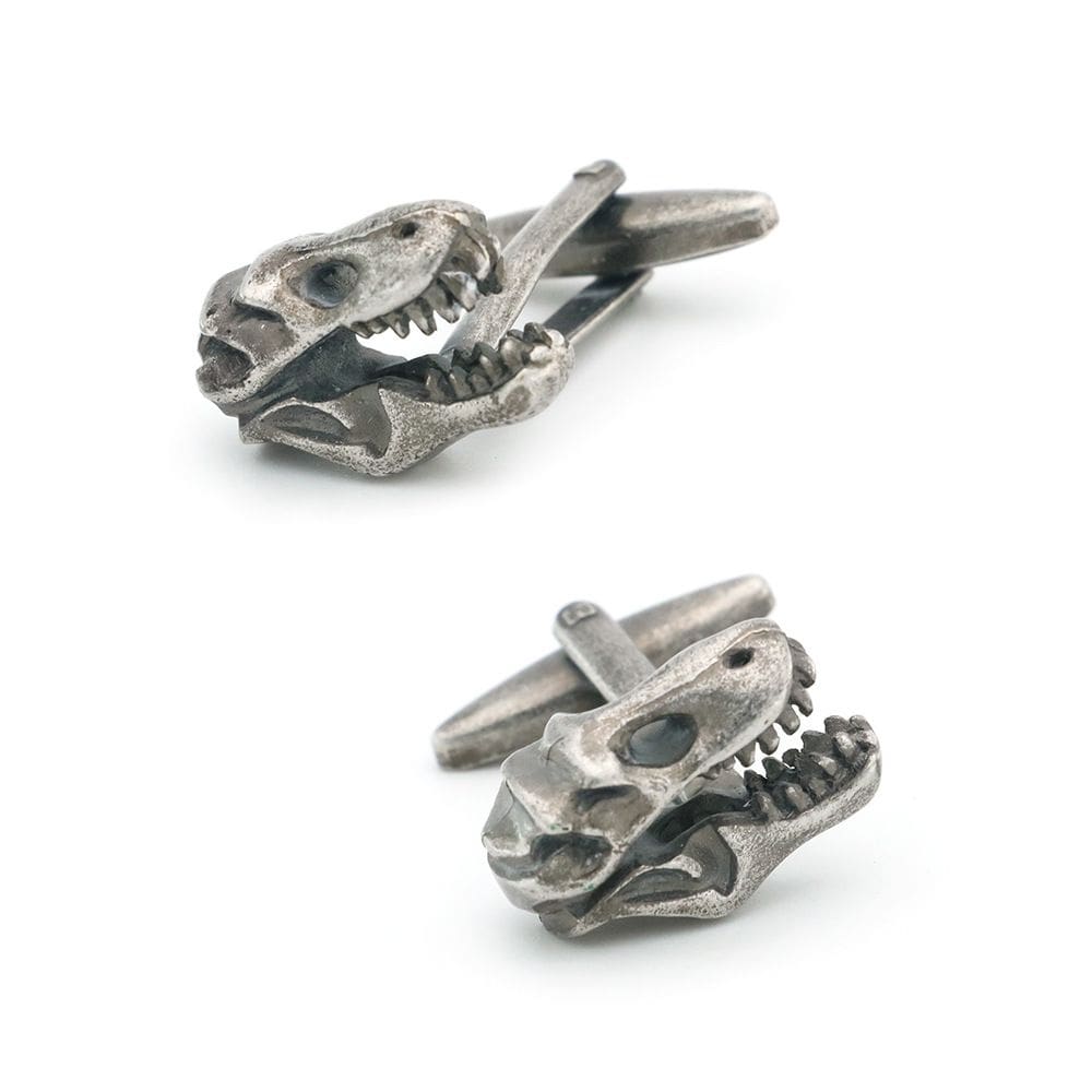 Cufflinks Vintage Skull Dinosaur T-Rex Skull Skull Skull Skull