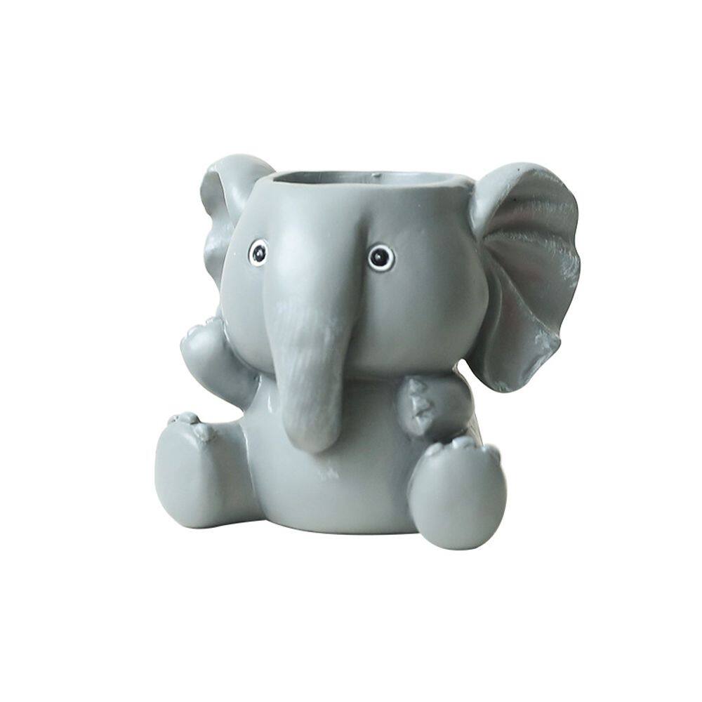Porta-canetas, organizador de mesa Resin Elephant, 2 kg