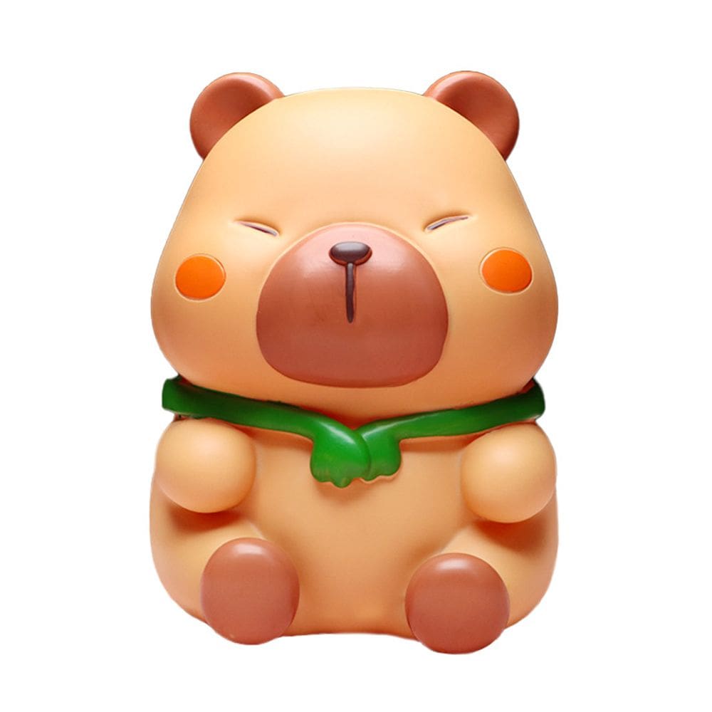 Banco de moedas de PVC Capybara Adorable Home Cofrinho 18 cm