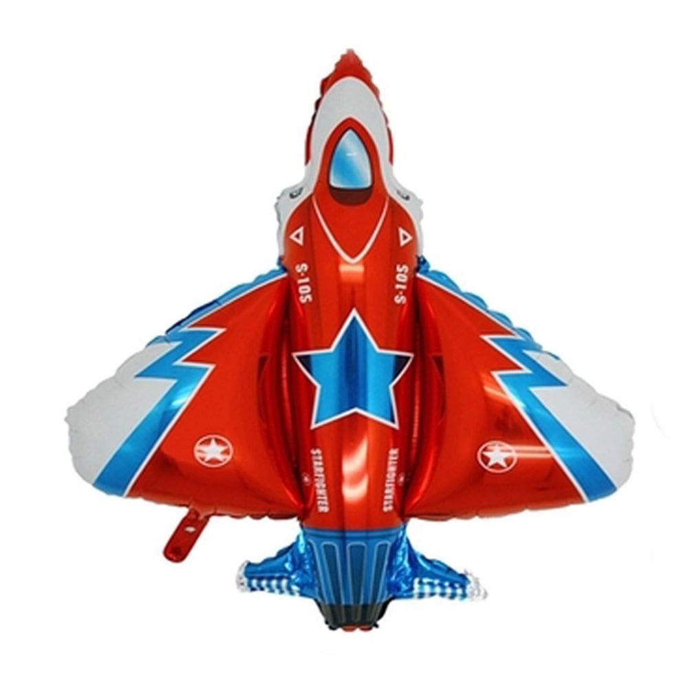 Avião 3D Foil Balloon Fighter Jet Alumínio 106x94cm