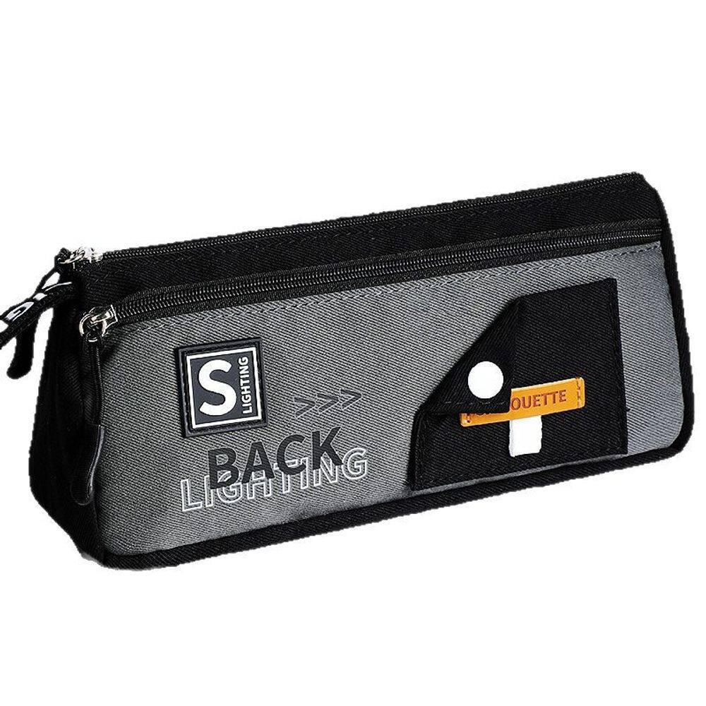 Estojo de lápis Generic Stylish Boys, tela de grande capacidade