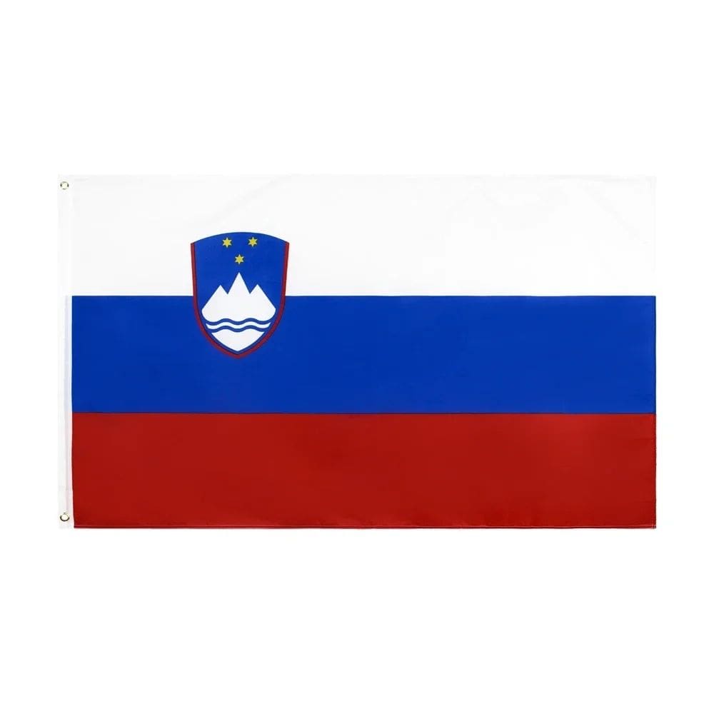 Bandeira da Eslovênia Bandeira Nacional 90x150cm Poliéster