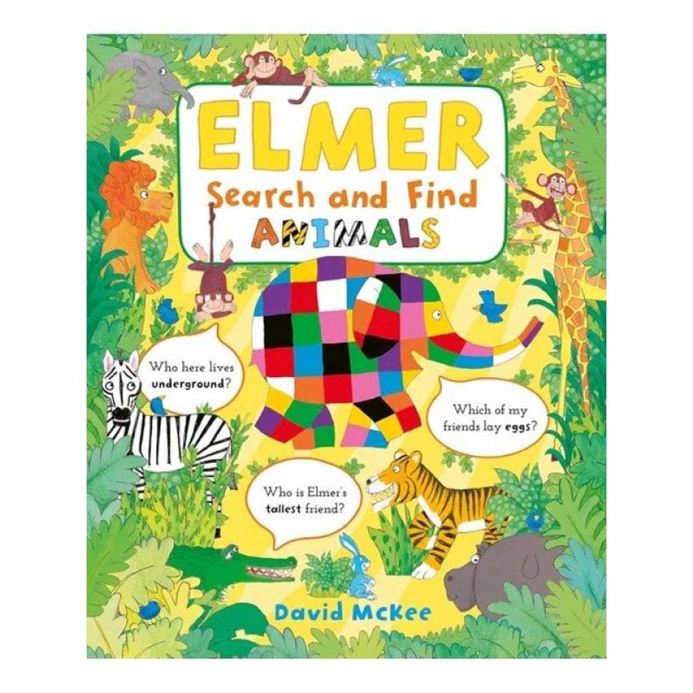 Elmer Search And Find Animals