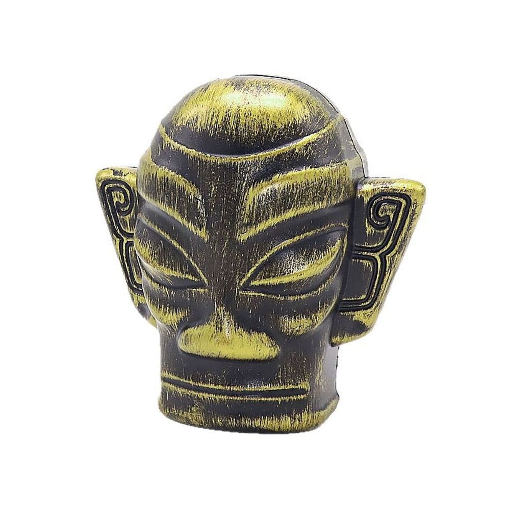 Piggy Bank Ancient Mask Style Coin Bank PVC Education Kids