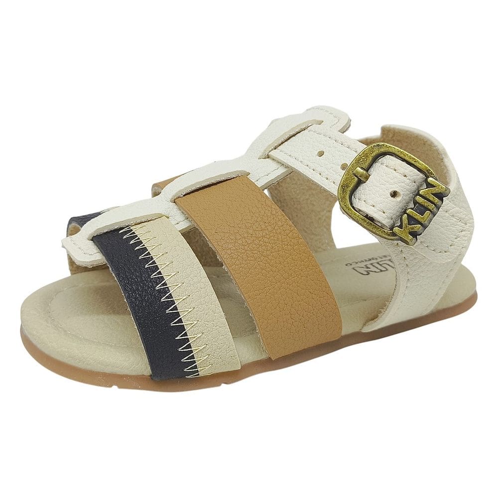 Sandália Infantil Menino Conforto Ajustável Cup Cake Klin