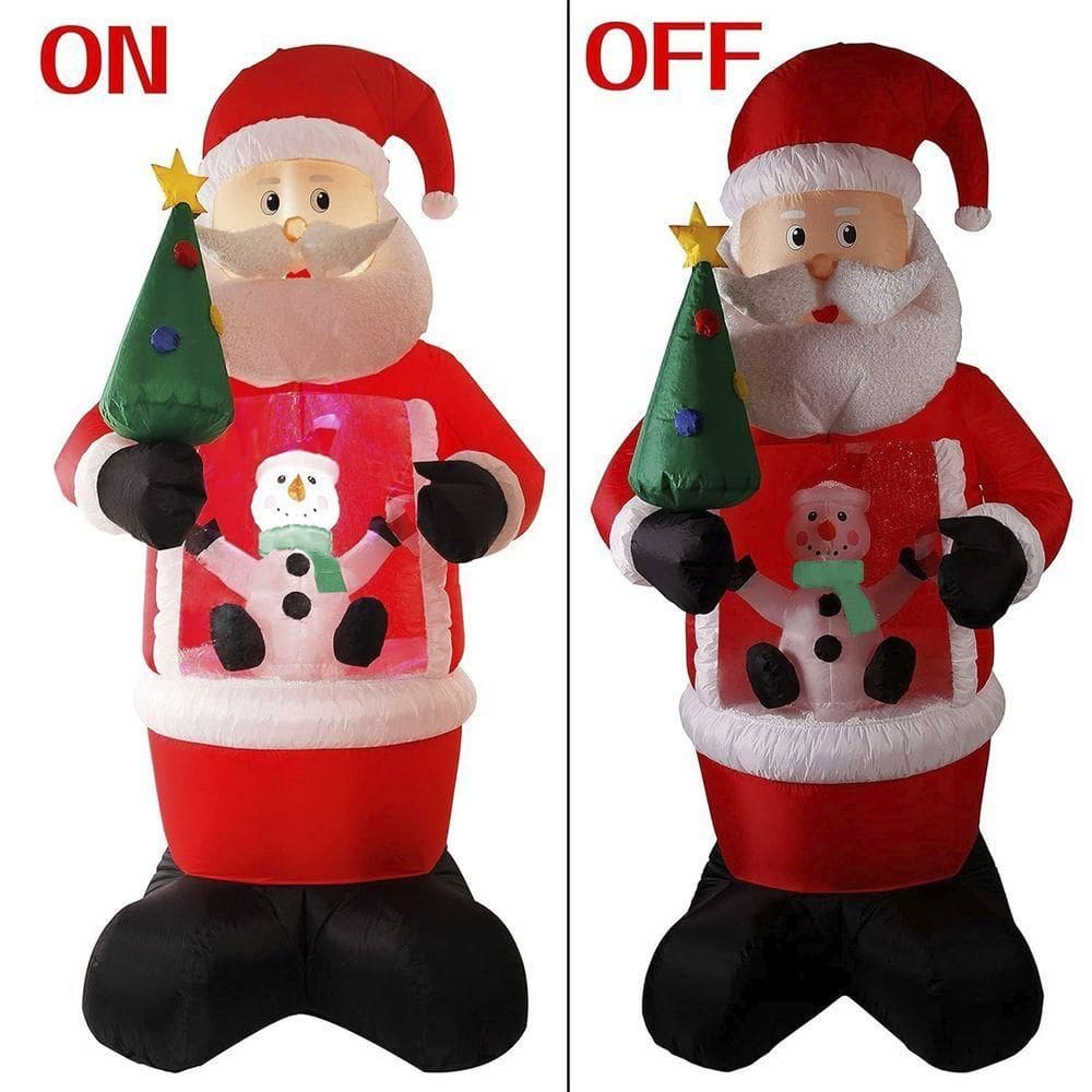 Papai Noel Arvore Natal Boneco Neve Inflavel Natalino Decoraçao Casa Loja Comercio Shopping Evento Festa Fim De Ano