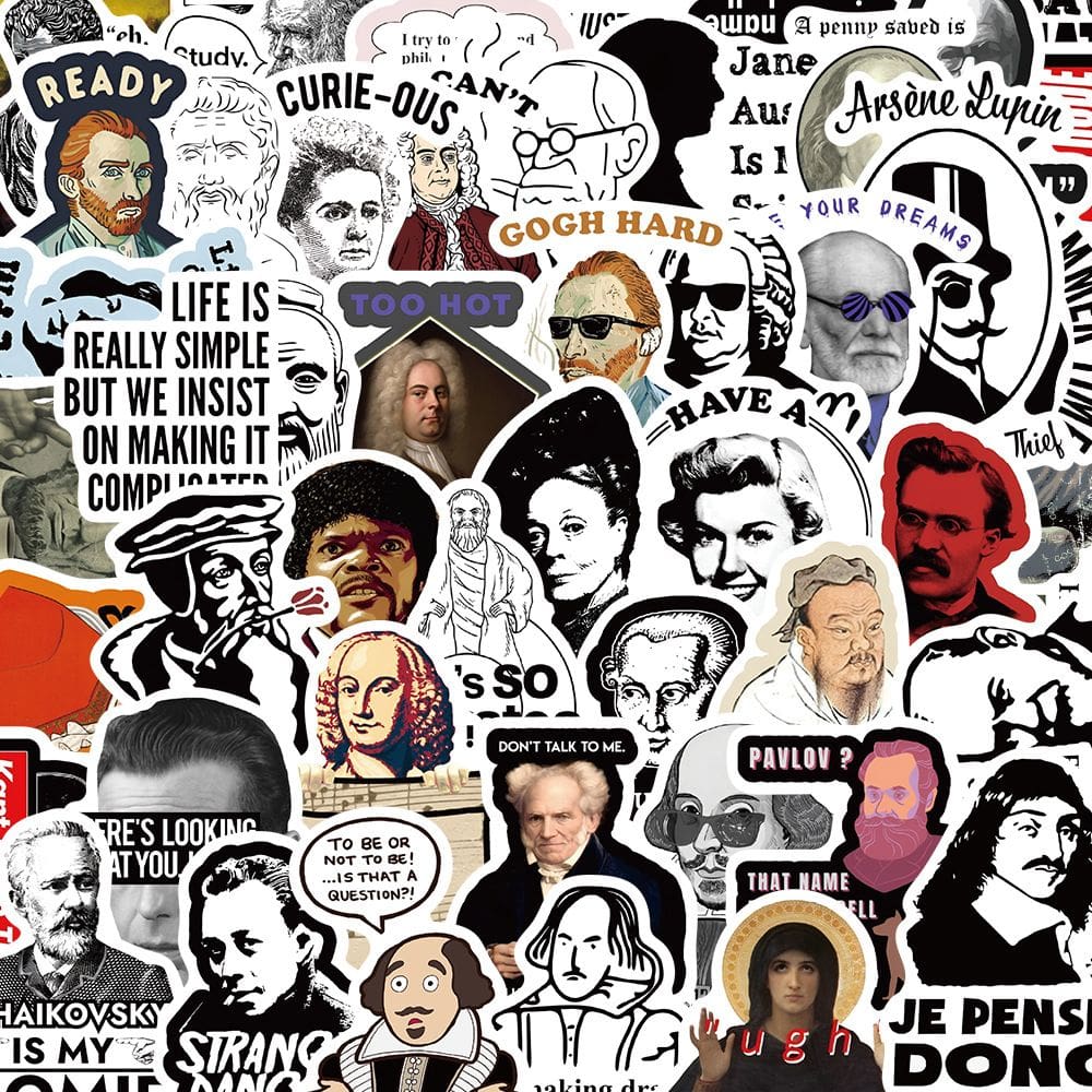 Pacote de adesivos Eu acho que você deveria deixar 50 unidades em vinil