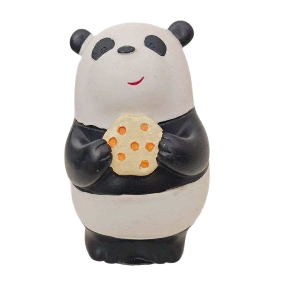 Cartoon Bear Coin Bank Home Piggy Bank com biscoito para crianças