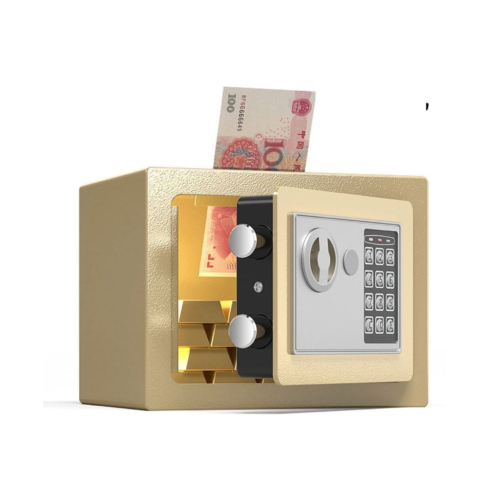 Moeda criativa Metal Password Safe Bank para crianças e adultos