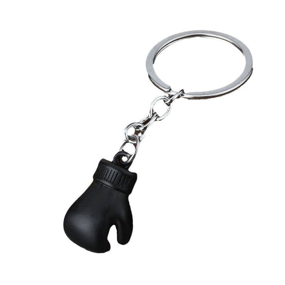 Chaveiro, luva de boxe de metal para homens e mulheres