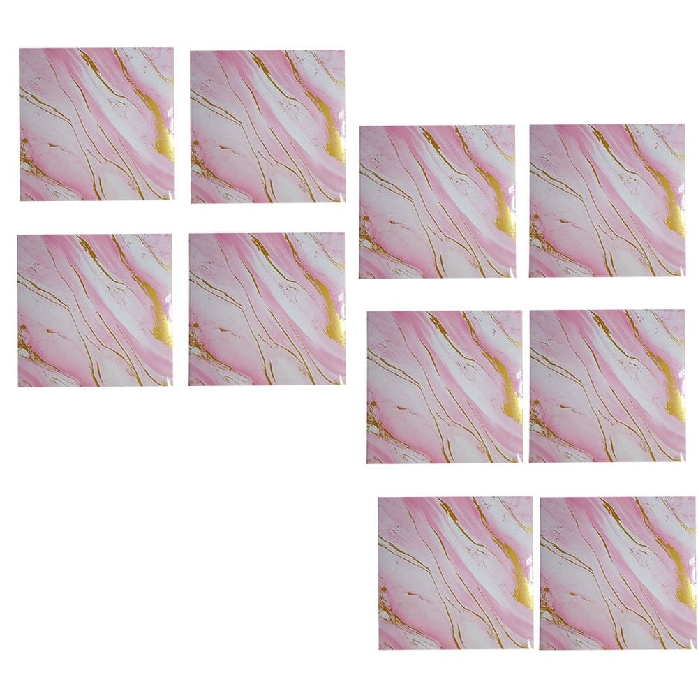 Placa Adesiva 3D Marmore Kit 10 uni Papel de Parede Autocolante Moderno Reforma Obra Decoraçao Casa Banheiro Cozinha