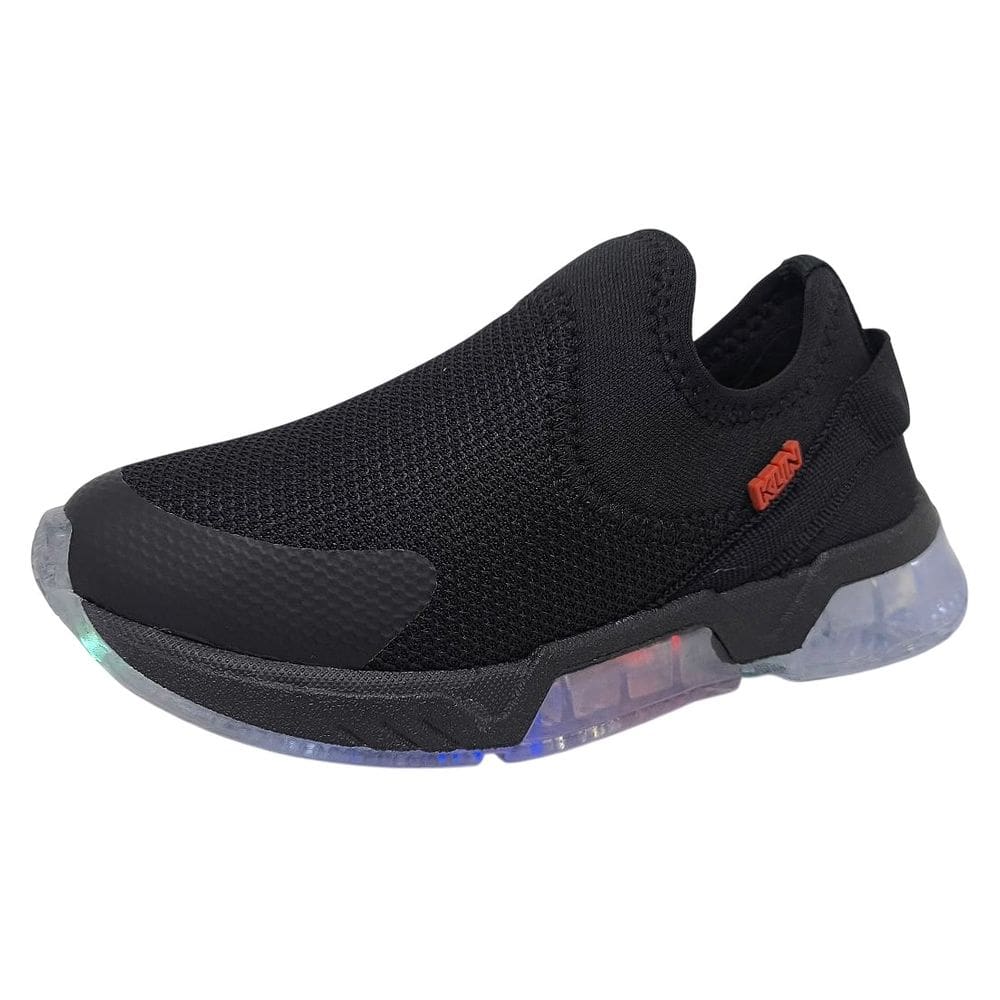 Tênis Infantil Menino Luz de LED Conforto Estilo Light Klin