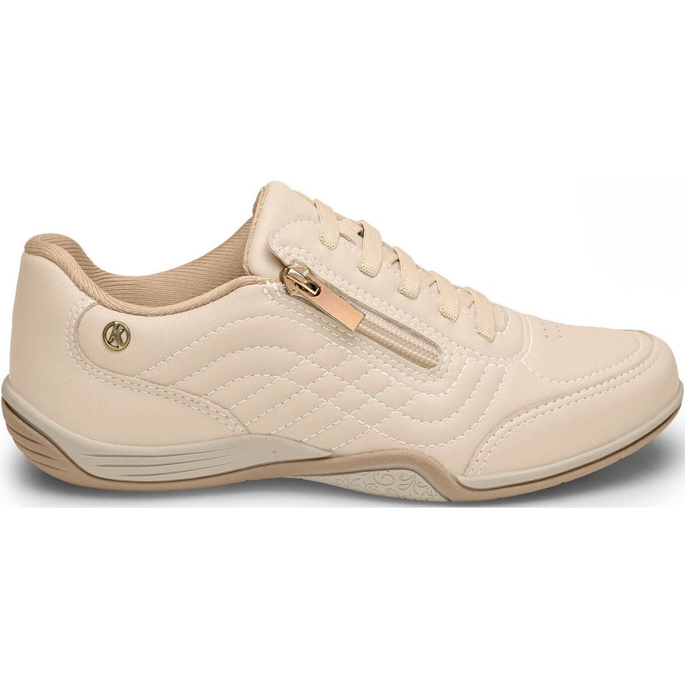 Tênis Kolosh Casual Calce Fácil Conforto Elástico Ziper