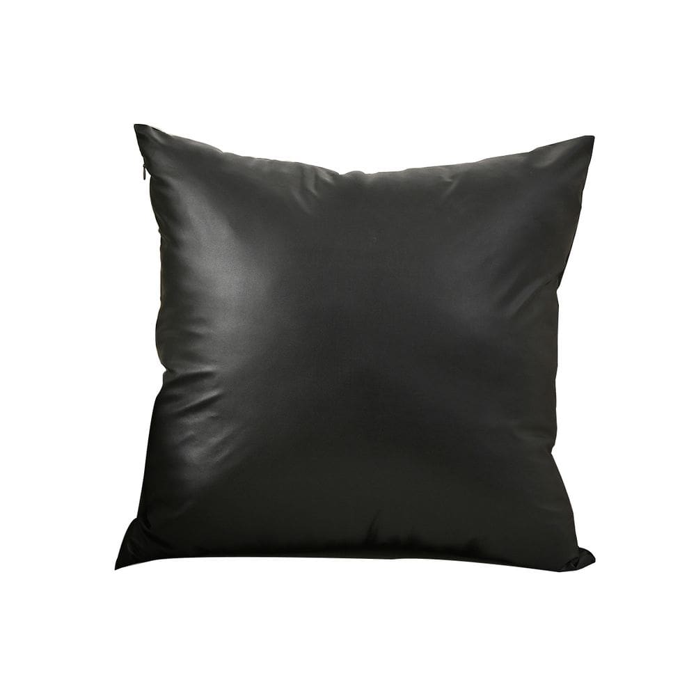 Capa de almofada de couro PU de luxo impermeável 45x45cm