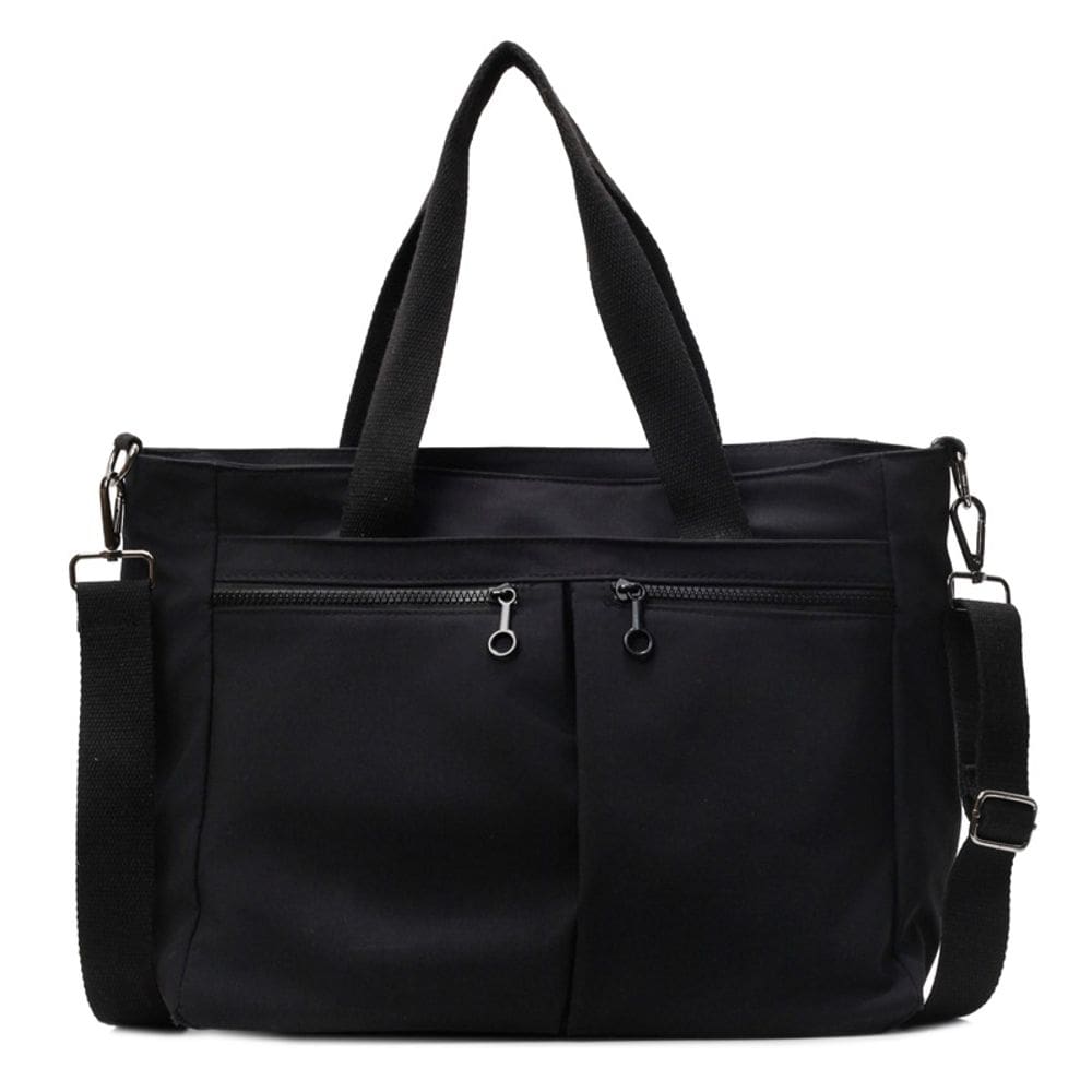 Bolsa Messenger de lona de grande capacidade para viagens 42x13x28cm